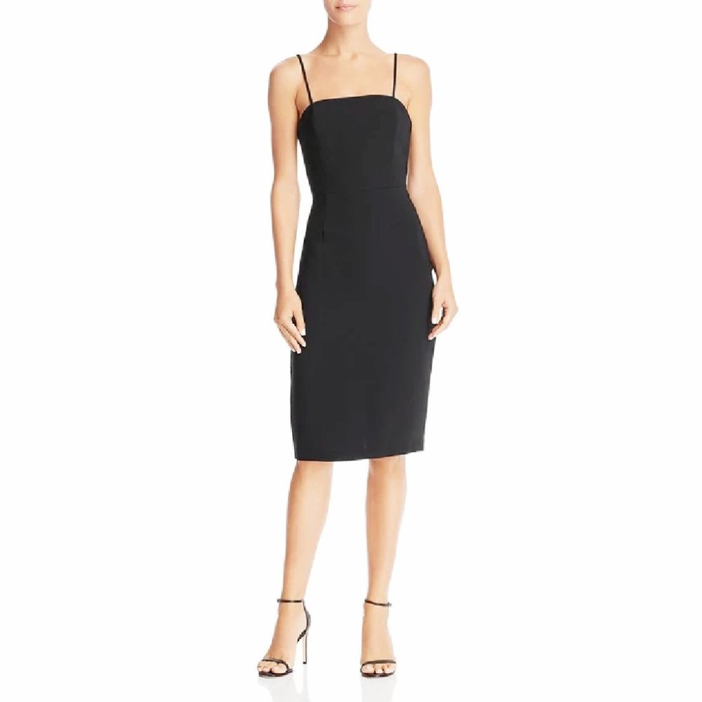 Amanda Uprichard Little Black Dress Knee Length S